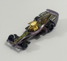 Mattel Hot Wheels L9949 Drag Racer Purple/Gold Green Trim Wheel Car Madf... - £1.47 GBP