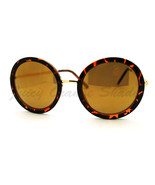 Vintage Fashion Sunglasses Super Oversized Round Circle Reflective Lens - £7.95 GBP