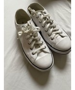 Converse Men&#39;s Chuck Taylor All Star Leather Low Top -Optic White-Junior... - $39.27