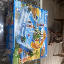 Playmobil 4858 Open Air Swimming Pool Playset With Slide - £40.21 GBP