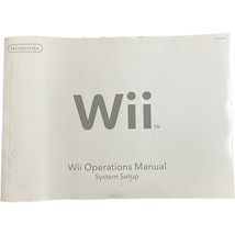 Nintendo Wii Operations Manuals System Setup Booklet - £9.39 GBP