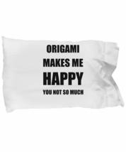 Origami Pillowcase Pillow Cover Case Lover Fan Funny Gift Idea for Bed Set Stand - £17.53 GBP