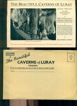 BEAUTIFUL CAVERNS OF LURAY (1935) 24-page photo illustrated booklet - $9.89