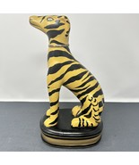 Raymond Waites Safari Ceramic Dog Figure Zebra 11&quot; Tall Shaffordshire St... - $709.72 MXN