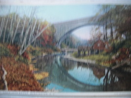 Vintage post card of “11421 “Cabin John Bridge, Washington, D.C.” Phototint - £11.73 GBP