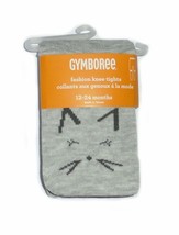 Gymboree Baby Girls Tights Size 12-24 Months Gray Cat Face NWT - £8.01 GBP