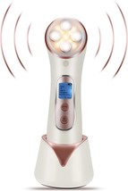 High Frequency Facial Machine 5 In 1 Facial Massager Micro-Current Recha... - $77.97