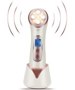 High Frequency Facial Machine 5 In 1 Facial Massager Micro-Current Recha... - $77.97
