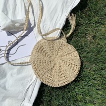 Chic Rattan Summer Bags Ladies Handbag Straw Knitting Beach Bag Women Shoulder B - £17.07 GBP