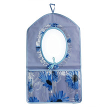 [Flowers Mirror] Blue/Wall Hanging/ Wall Organizers (11*18) - $11.99