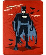 Batman Red Knight Throw Blanket Measures 46 x 60 Inches - $16.78