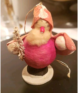 Elf Gnome Christmas Spun Ornament  Japan 1950s - $14.85
