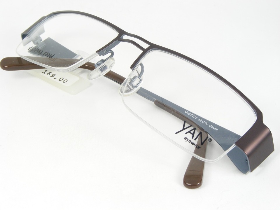 YAN by BoDe 6225 64 MAUVE BROWN EYEGLASSES GLASSES FRAME 52-19-140mm Germany Item image 4