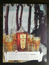 Vintage 1937 Seagram&#39;s V.O. Canadian Whiskey Full Page Original Ad 721 - $6.64