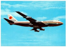 National Airlines 747 Airplane Postcard - £7.78 GBP