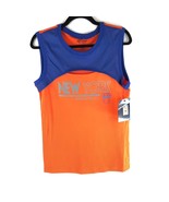 NBA New York Knicks Womens Tank Top Cutout Harwood Classics Orange Blue 2XL - £7.66 GBP