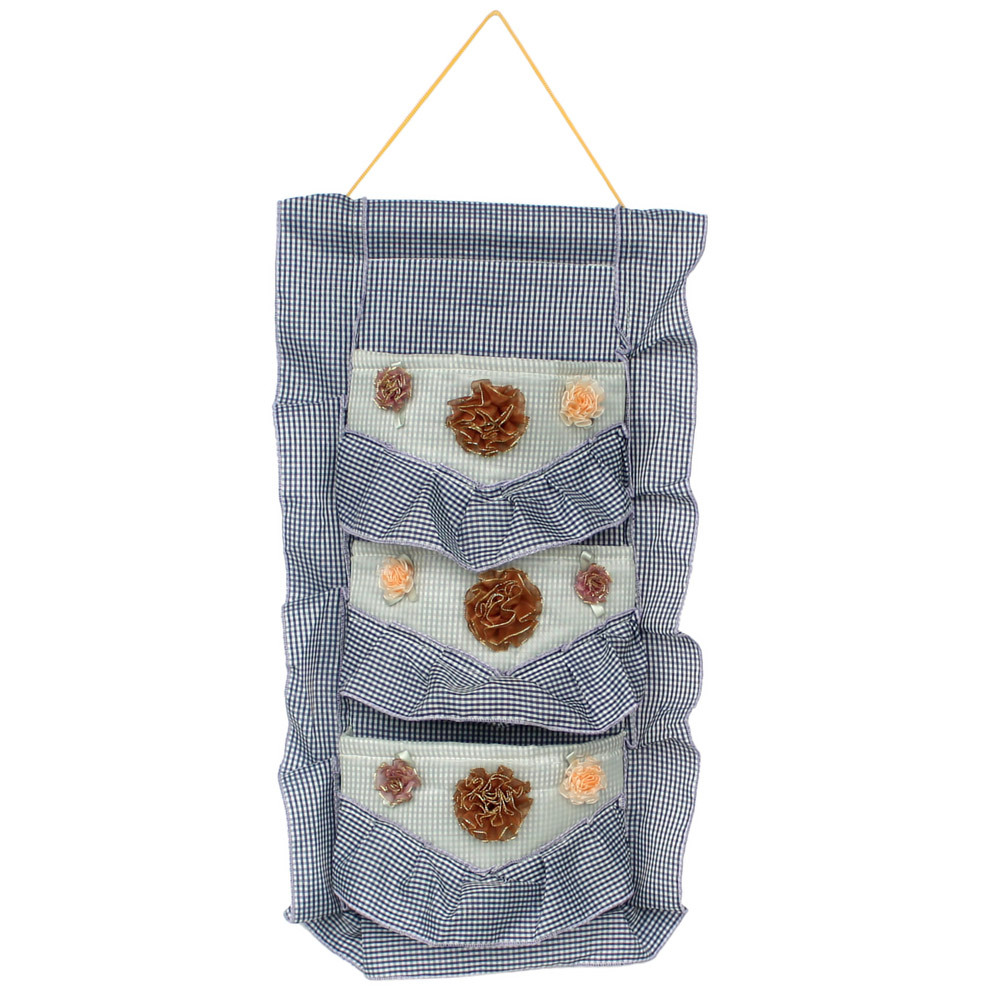 [Plaid & Lace] Blue/Wall Hanging/Wall Organizers (11*20)