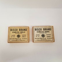 Vintage Dentistry Bisco Brand Seamless Copper Bands Empty Wooden Box Lot... - £15.78 GBP