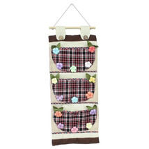 [Plaid &amp; Flowers] Wall hanging/ Wall Organizers (11*24) - £14.96 GBP