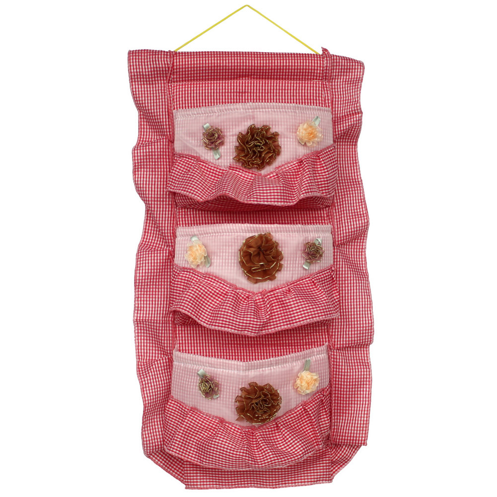 [Plaid & Lace] Red/Wall Hanging/ Wall Organizers (11*20)