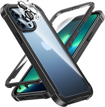 Case Compatible With iPhone 13 Pro Max 6.7 inch, Built-in Screen Protector 360° - £14.68 GBP