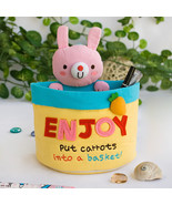 [Rabbit &amp; Carrots]Wall Organizer Storage Box (6*7*3.5) - £11.18 GBP