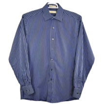 MICHAEL Michael Kors Mens Casual Shirt Blue Size M 15.5 34/35 Button Up ... - £13.42 GBP