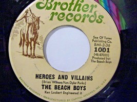 The Beach Boys-Heroes And Villains / You&#39;re Welcome-45rpm-1967-VG+ - £10.14 GBP