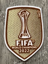 Real Madrid 2022 FIFA Club Cup World Champions League Winners Gold Patch Badge - $16.00