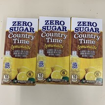 Country Time LEMONADE On The Go water Drink Mix zero no sugar 3 pack - $13.91