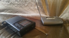 black Radio Shack weather radio model number 12456 grey Radio Shack weat... - $300.14 MXN