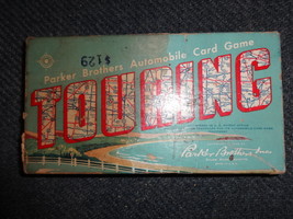 TOURING Parker Brothers Automobile Card Game vintage 1958 - £7.03 GBP