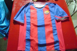 old soccer camiseta Jersey alternative  Barcelona orig nike size M - $43.56