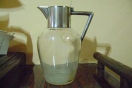 vintage WMF jugs pitchers Silverplate and glass. - $84.15