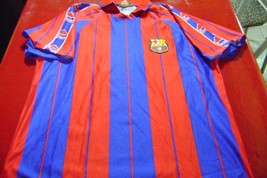 old soccer camiseta Jersey camiseta  Barcelona brand Rogers XL - $43.56