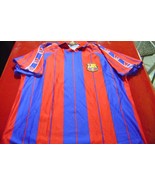 old soccer camiseta Jersey camiseta  Barcelona brand Rogers XL - £34.71 GBP