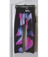 Fila Sport Mid Rise Crop Active Pant BLK PNKGIG Women&#39;s Sz XS NWT MSPR$40 - $21.79