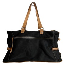 Maxx New York Large Black Nylon Weekender Tote - £30.15 GBP