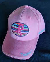 Twisted X Unisex Adjustable Fabric Cap Hat Breast Cancer Awareness Pink Ribbon - £8.84 GBP