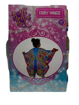 Girls Butterfly Wings Cape Shawl Fairy Cloak Costume Party Fancy Dress Up - £10.51 GBP