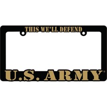 US ARMY Proud to Serve Auto License Plate Frame USA - £7.28 GBP