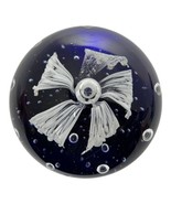 Dynasty Gallery Heirloom Collectibles Blown Glass Paperweight Blue White... - $44.85 CAD