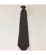 Vintage brown clip on tie neck tie - $27.01 CAD