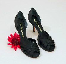 Nina D&#39;Orsay Black Dress Heels US 10M - $22.76