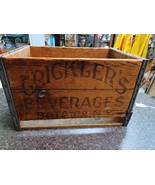 Vtg Crickler&#39;s Beverages Wood Crate Soda Pop Batavia NY 15&quot; x 10&quot; x 9&quot; - $148.49