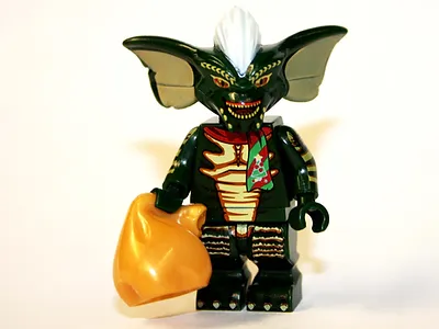 Minifigure Custom Toy Stripe Gremlins Santa Christmas - £5.01 GBP