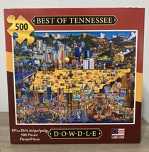 DOWDLE 500 Piece 19 1/4  X  26 5/8 ”Best Of Tennessee” Puzzle. - $17.85