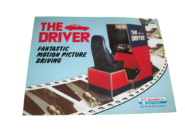 The Driver Motion Picture Arcade Game Promo Flyer Early EM Game 1970&#39;s S... - £27.21 GBP