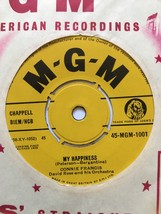 Connie Francis - My Happiness (Uk 7&quot; Vinyl Single) - £4.01 GBP