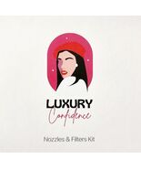 Luxury Confidence Skin Care Nozzles And Filters Kit Blackhead Removal BN... - $24.99